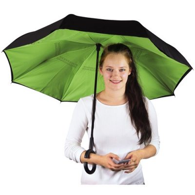 grøn omvendt paraply